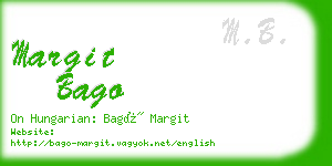 margit bago business card